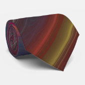 Abstraktes Fraktal Curve Necktie Krawatte (Gerollt)