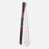 Abstraktes Fraktal Curve Necktie Krawatte (Rückseite)