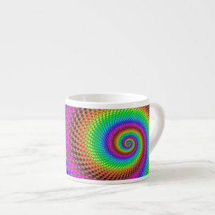 Abstraktes Fraktal Espressotasse