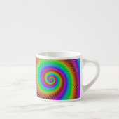 Abstraktes Fraktal Espressotasse (Rechts)