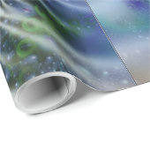 Abstraktes Fraktal Fantasie Geschenkpapier (Rolleneckpunkt)