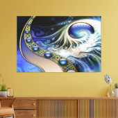 Abstraktes Fraktal Fantasie Leinwanddruck (Insitu (Wohnzimmer))