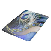 Abstraktes Fraktal Fantasy Badematte (Schrägansicht)