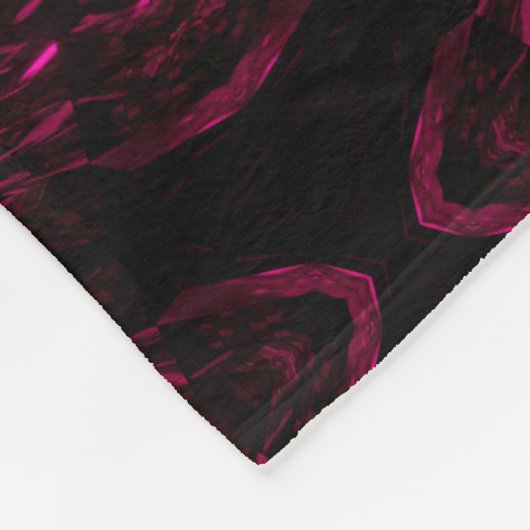 Abstraktes Fraktal Fleecedecke (Ecke)