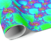 Abstraktes Fraktal Geschenkpapier (Rolleneckpunkt)