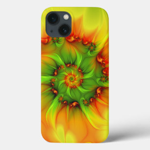 Abstraktes Fraktal im Sommer grün Case-Mate iPhone Hülle