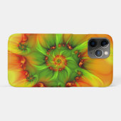 Abstraktes Fraktal im Sommer grün Case-Mate iPhone Hülle (Rückseite (Horizontal))