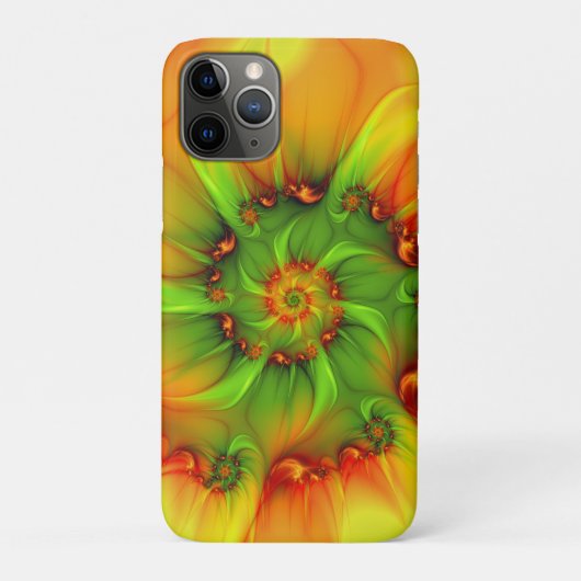 Abstraktes Fraktal im Sommer grün Case-Mate iPhone Hülle (Rückseite)