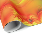 Abstraktes Fraktal im Sommer grün Geschenkpapier (Rolleneckpunkt)