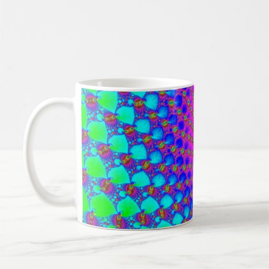 Abstraktes Fraktal Kaffeetasse (Links)