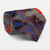 abstraktes Fraktal Krawatte (Gerollt)