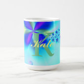 Abstraktes Fraktal-Kunstmuster Kaffeetasse (Mittel)