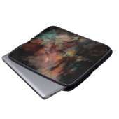 Abstraktes Fraktal Laptopschutzhülle (Vorne Knopf)