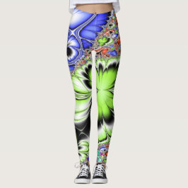 Abstraktes Fraktal Leggings