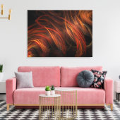Abstraktes Fraktal Leinwanddruck (Insitu (Wohnzimmer))