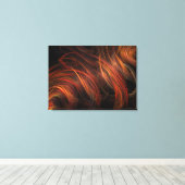 Abstraktes Fraktal Leinwanddruck (Insitu (Holzboden))