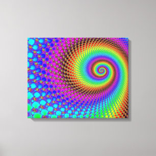 Abstraktes Fraktal Leinwanddruck