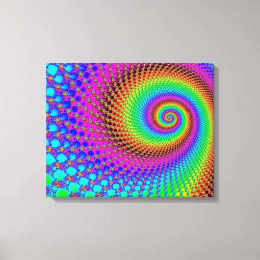 Abstraktes Fraktal Leinwanddruck (Vorderseite)
