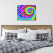 Abstraktes Fraktal Leinwanddruck (Insitu (Schlafzimmer))