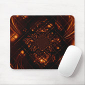 Abstraktes Fraktal-Mauspad Mousepad (Mit Mouse)