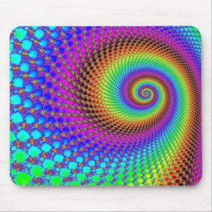 Abstraktes Fraktal Mousepad
