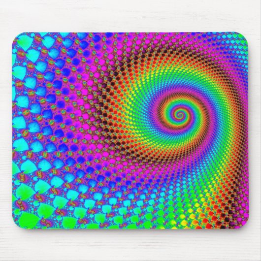 Abstraktes Fraktal Mousepad (Vorne)