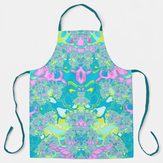 ABSTRAKTES FRAKTAL Multicolored ~ Schürze (Vorderseite)