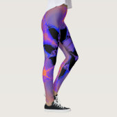 Abstraktes Fraktal Muster Leggings (Rechts)