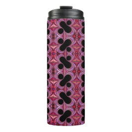 Abstraktes Fraktal-Muster Thermosbecher