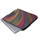 Abstraktes Fraktal Notebook-Bildschirm Laptopschutzhülle (Vorne Knopf)