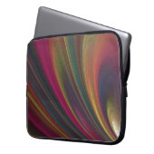 Abstraktes Fraktal Notebook-Bildschirm Laptopschutzhülle (Vorderseite Links)