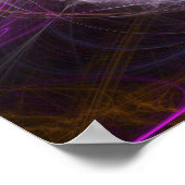 abstraktes Fraktal Poster (Ecke)