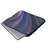 Abstraktes Fraktal Rainbow Laptop-Sieb Laptopschutzhülle (Vorne Knopf)
