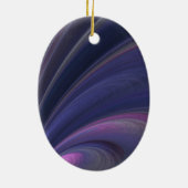 Abstraktes Fraktal Rainbow Ornament (Hinten)