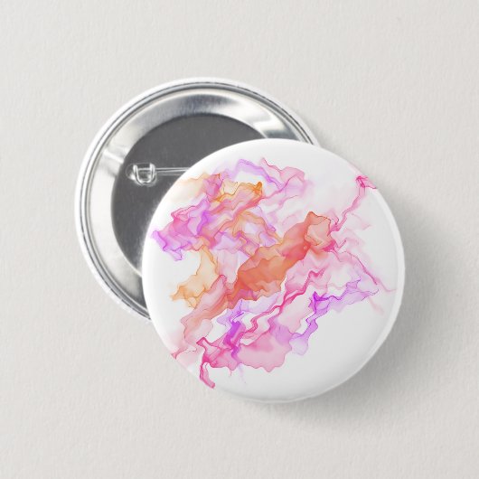 Abstraktes Fraktal rauchen Button (Vorne & Hinten)