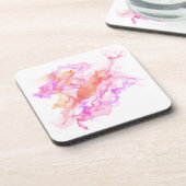 Abstraktes Fraktal rauchen Getränkeuntersetzer (Linke Seite)