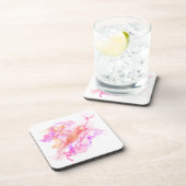 Abstraktes Fraktal rauchen Getränkeuntersetzer (Rechte Seite)