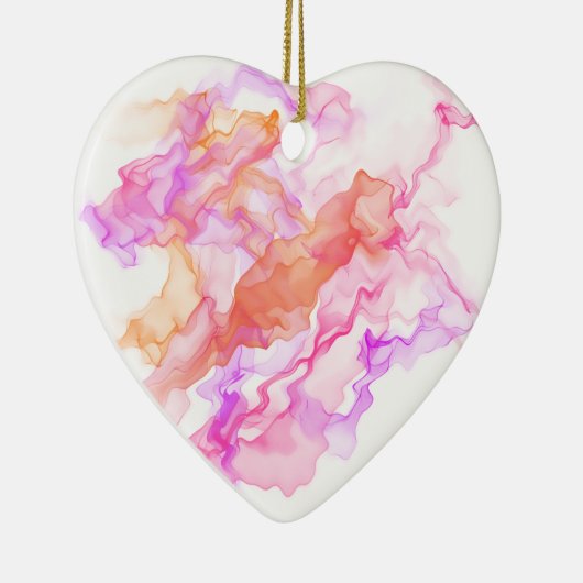 Abstraktes Fraktal rauchen Keramik Ornament (Rechts)