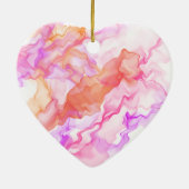 Abstraktes Fraktal rauchen Keramik Ornament (Hinten)