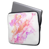 Abstraktes Fraktal rauchen Laptopschutzhülle (Vorderseite Links)