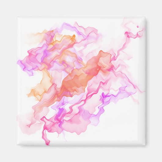 Abstraktes Fraktal rauchen Magnet (Vorne)