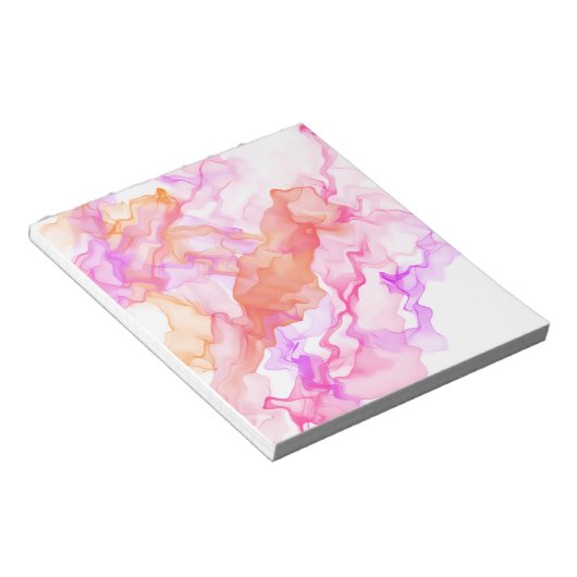 Abstraktes Fraktal rauchen Notizblock (angewinkelt)