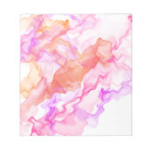 Abstraktes Fraktal rauchen Notizblock (Vorderseite)