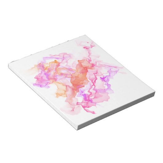 Abstraktes Fraktal rauchen Notizblock (angewinkelt)