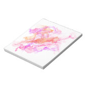 Abstraktes Fraktal rauchen Notizblock (Rotiert)