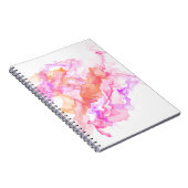 Abstraktes Fraktal rauchen Notizblock (Rechte Seite)