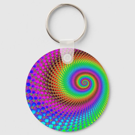 Abstraktes Fraktal Schlüsselanhänger (Vorderseite)