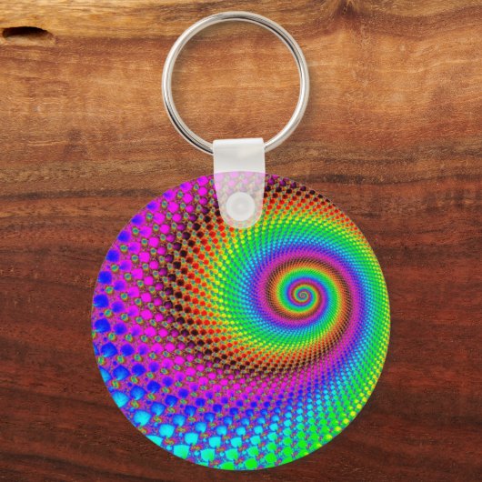 Abstraktes Fraktal Schlüsselanhänger (Vorderseite)