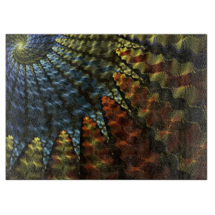 Abstraktes Fraktal Schneidebrett