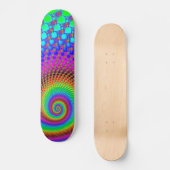 Abstraktes Fraktal Skateboard (Vorderseite)